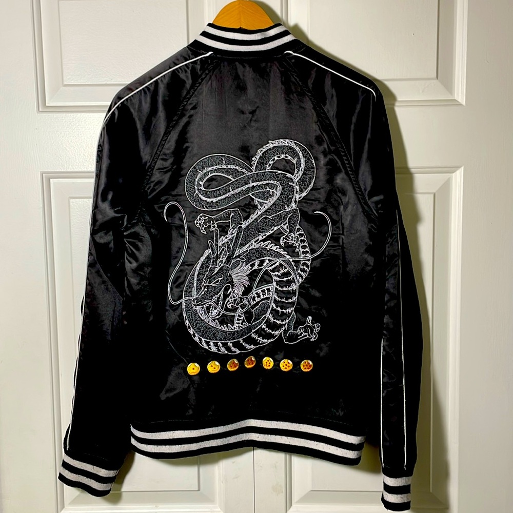 Vintage Dragon Ball Z Satin Embroidered Jacket.